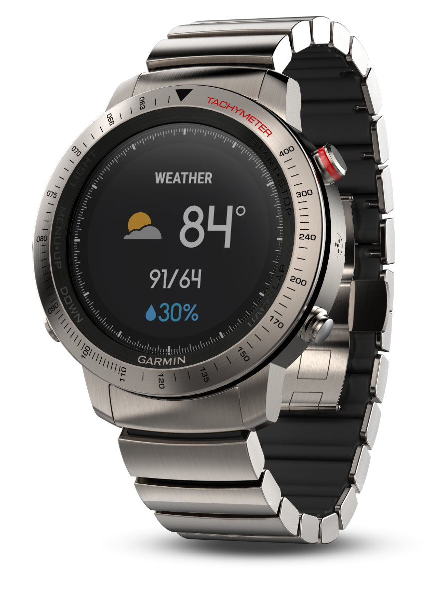 Garmin Fenix Chronos w/ Titanium Hybrid Band (010-01957-01) by Garmin