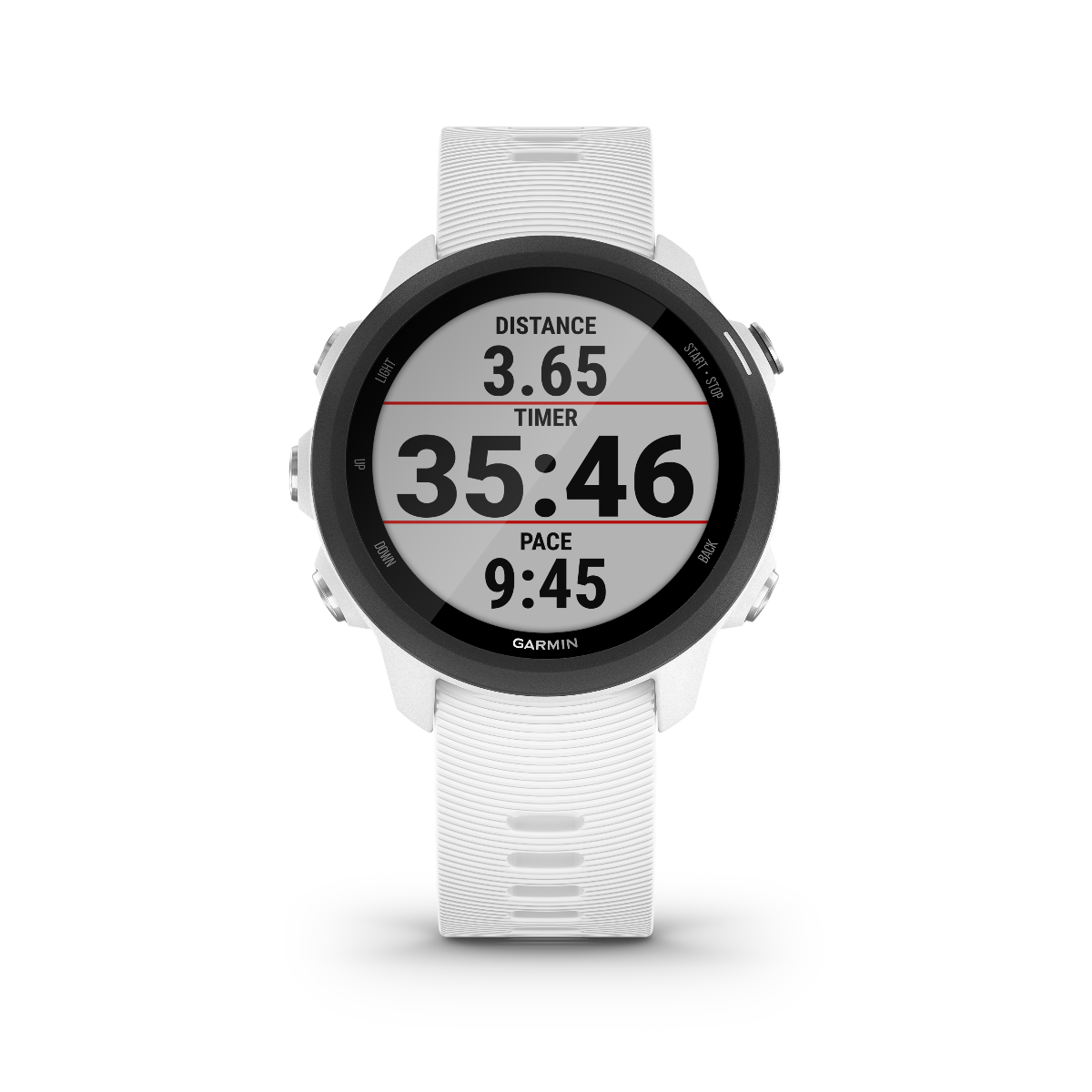 Garmin Forerunner 245 Music smartwatch with white band