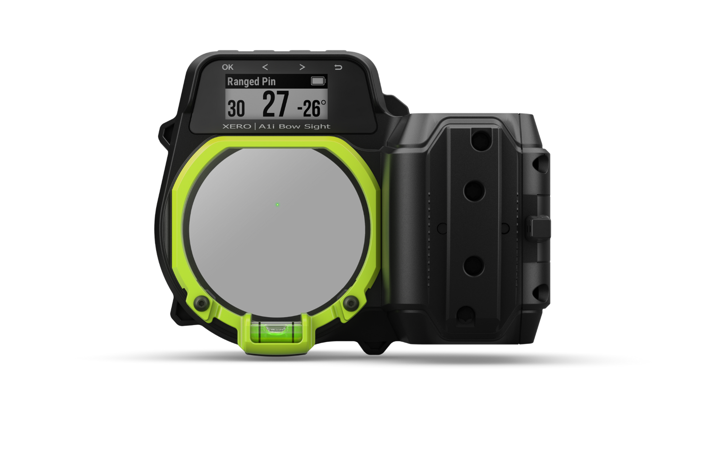Garmin Xero A1i Bow Sight, right-handed, lime-green frame, certified refurbished