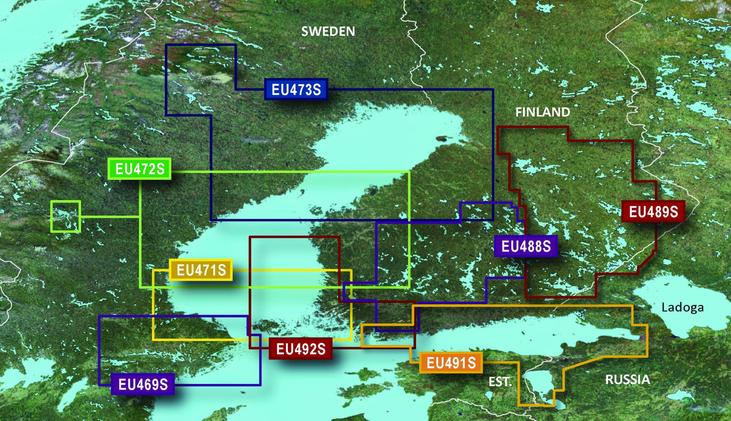 Garmin Gulf of Bothnia, North Charts BlueChart g3 Vision | VEU473S | microSD/SD by Garmin