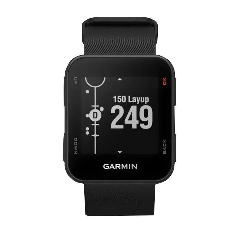 Garmin Approach S10 Black certified refurbished GPS golf watch
