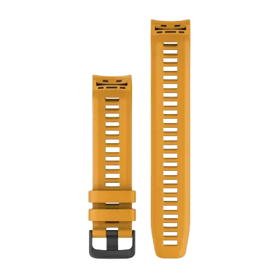 Garmin Watch Band Sunburst two-piece set in orange with buckle