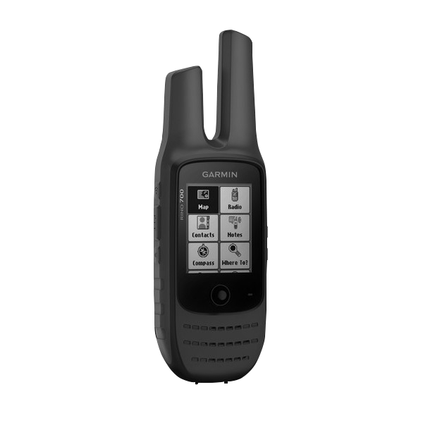 Garmin Rino 700 handheld GPS with radio, black rugged unit with color touchscreen (010-01958-20)