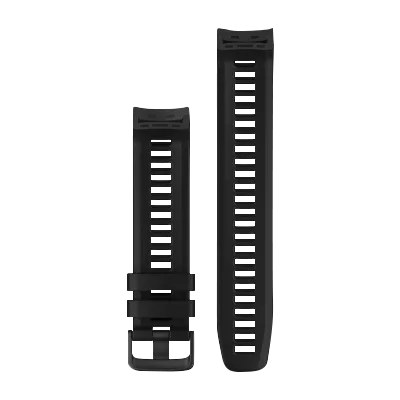 Garmin watch bands, black, two-piece set with buckle