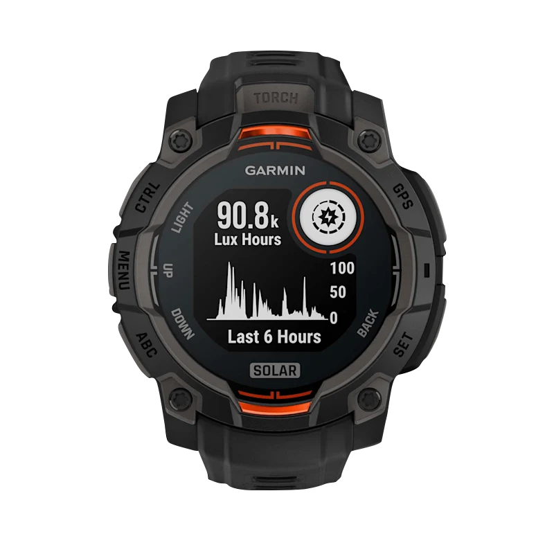 Garmin Instinct 3 Solar, (45mm) Black with Black Band (010-02934-00) by Garmin