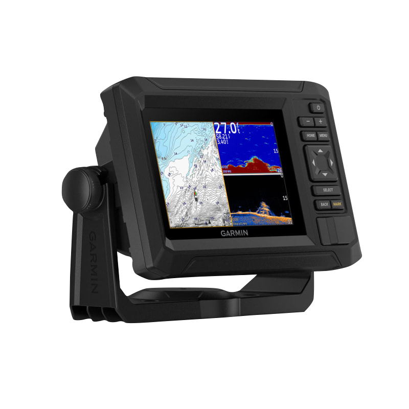 Garmin ECHOMAP UHD2 5-inch cv chartplotter with Navionics+ U.S. Coastal & Great Lakes maps, black marine GPS unit