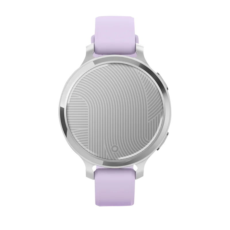 Garmin Lily 2 Active, Silver with Purple Jasmine Silicone Band (010-02891-01) by Garmin