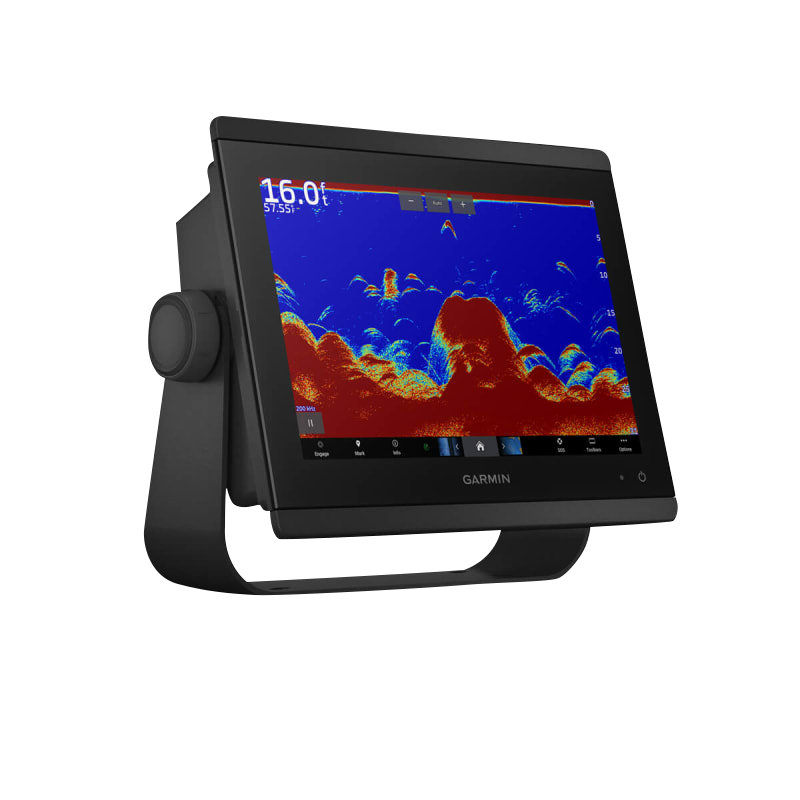 Garmin GPSMAP 8610xsv marine chartplotter with mapping and sonar, black display unit