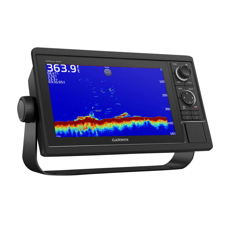 GPSMAP 1042xsv marine chartplotter by Garmin, black with sonar display, without transducer