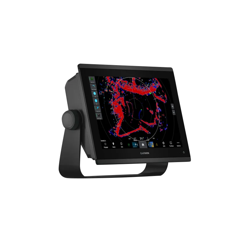 Garmin GPSMAP 1243 Non-sonar with Mapping marine chartplotter, black touchscreen display showing mapping