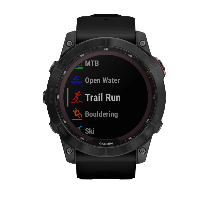 Garmin Fenix 7X Solar, Slate Grey with Black Band (Garmin Certified Refurbished) by Garmin