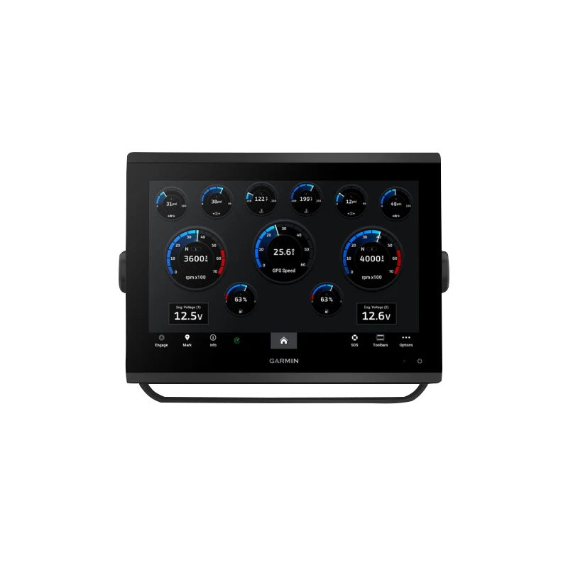 Garmin GPSMAP 1243xsv SideVü, ClearVü and Traditional CHIRP Sonar with Mapping (010-02367-61) by Garmin