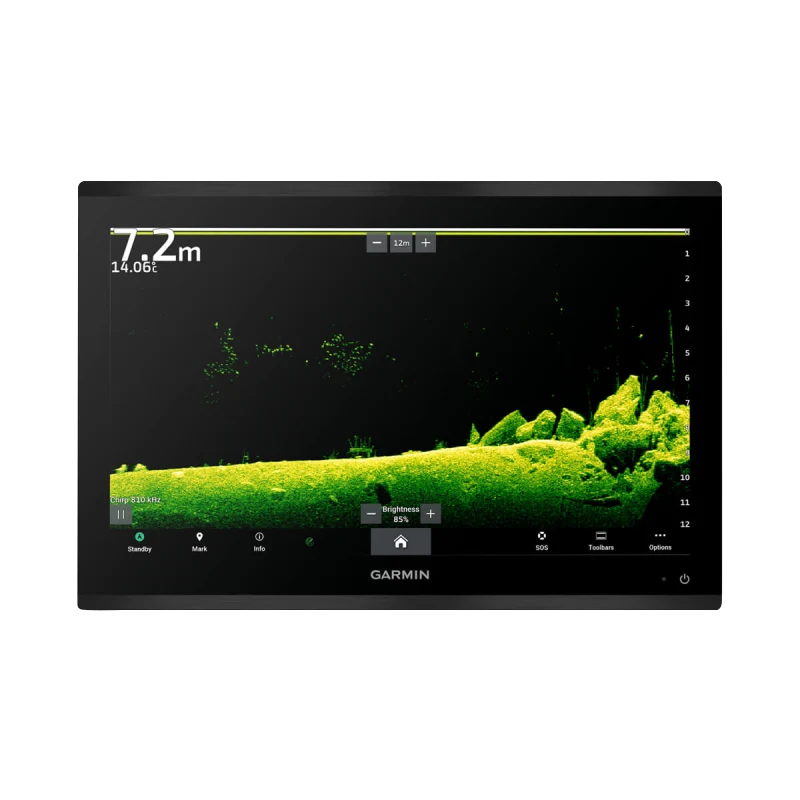 Garmin GPSMAP 9019 Premium Chartplotter with Worldwide Basemap, black marine GPS display