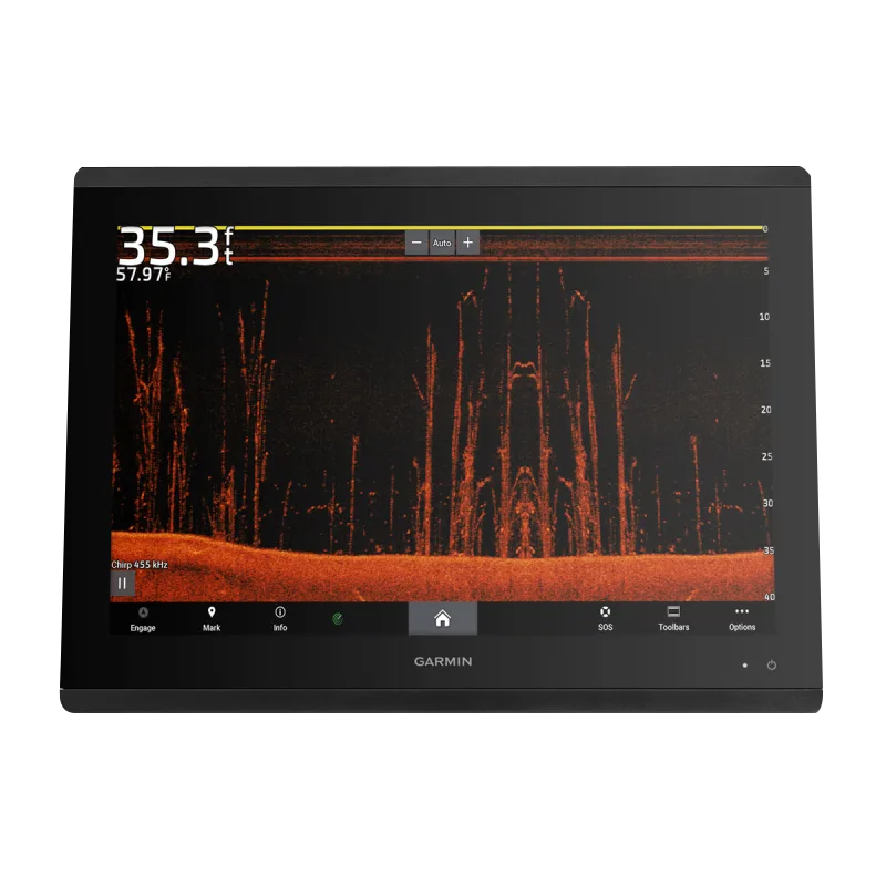 Garmin GPSMAP 8617 marine chartplotter with mapping display