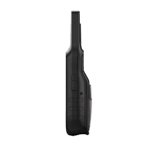 Garmin Rino 755t GPS and 2-way Radio, black side view