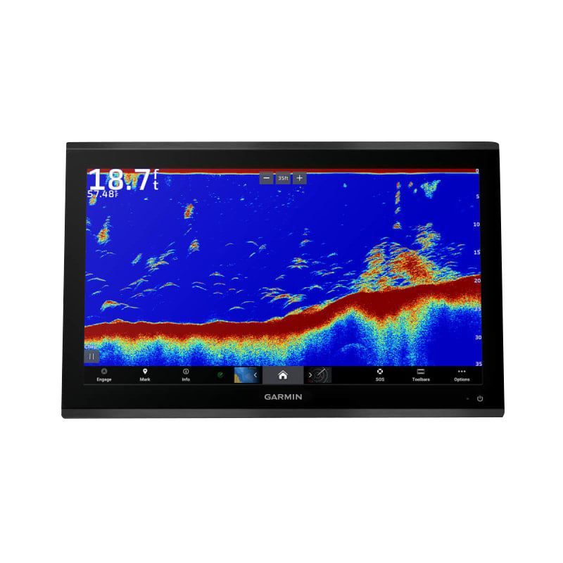Garmin GPSMAP 9222 Premium chartplotter display in black with Navionics+ map