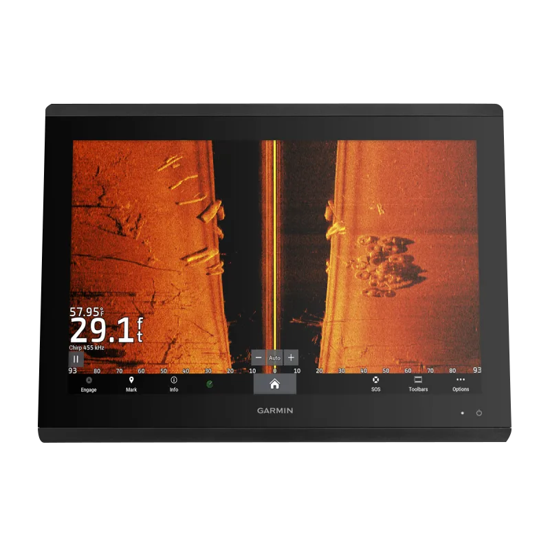 Garmin GPSMAP 8617 marine chartplotter with mapping display