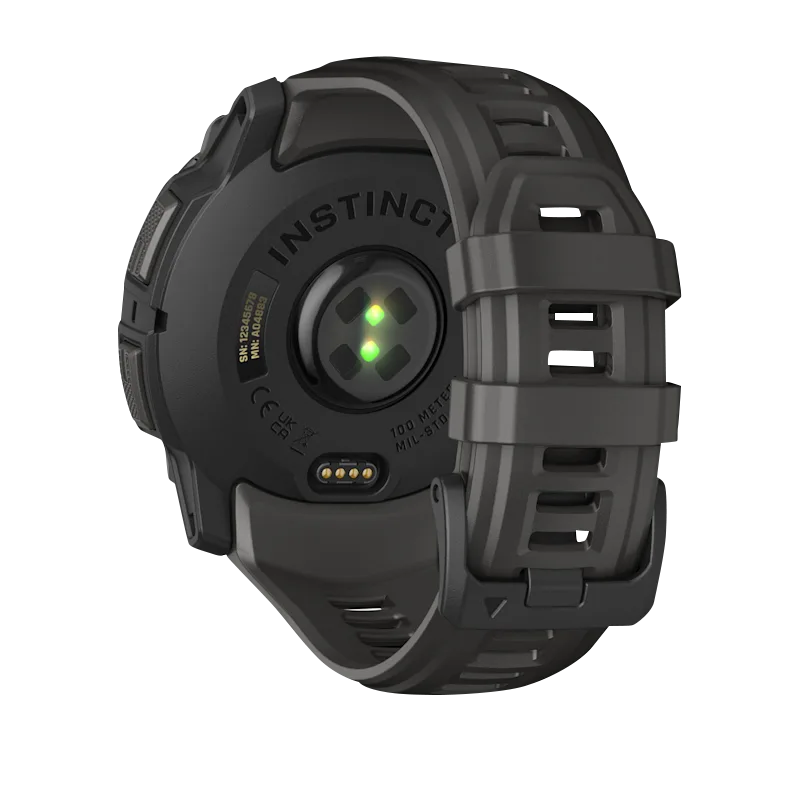 Garmin Instinct 3 AMOLED, (50mm) Black with Charcoal Band (010-03020-00) by Garmin