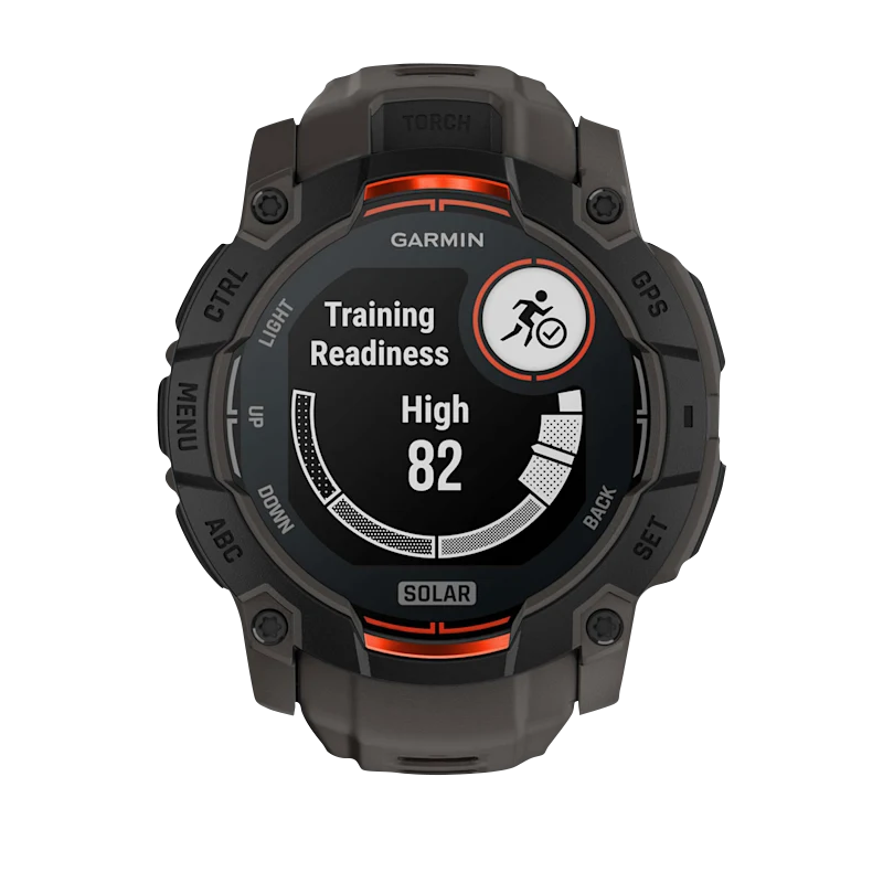 Garmin Instinct 3 Solar, (50mm) Black with Charcoal Band (010-02935-00) by Garmin