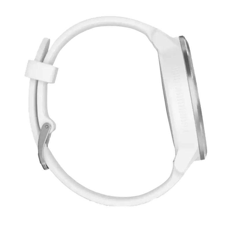 Garmin Vivoactive 3, White with Stainless Steel (Garmin Certified Refurbished) by Garmin