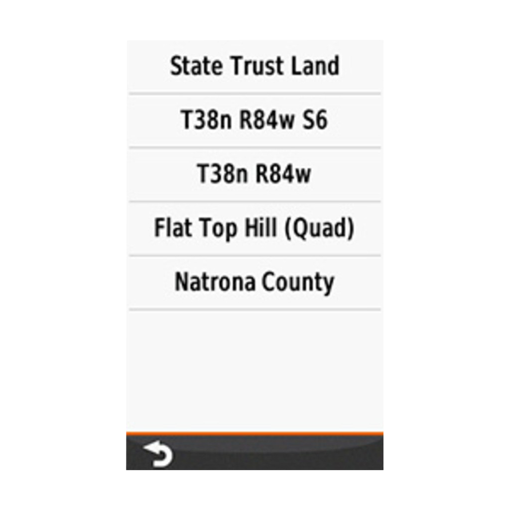 Garmin HuntView Maps Montana microSD Card—map data for Natrona County, Flat Top Hill Quad