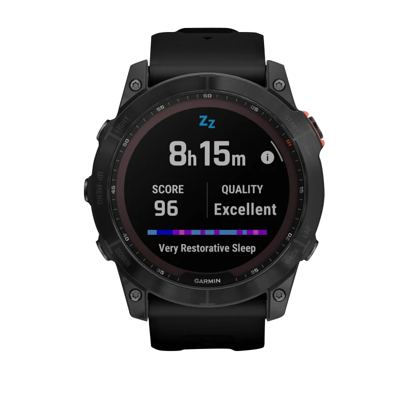 Garmin Fenix 7X Solar, Slate Grey with Black Band (Garmin Certified Refurbished) by Garmin
