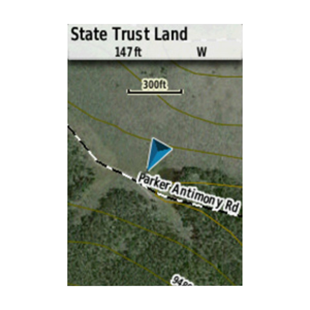 Garmin HuntView Maps Montana microSD Card with blue map pin
