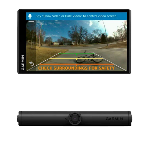 Garmin BC 40 wireless backup camera system, two-piece black monitor and camera, certified refurbished
