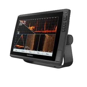 Garmin ECHOMAP Ultra 126sv marine chartplotter with black bezel and display