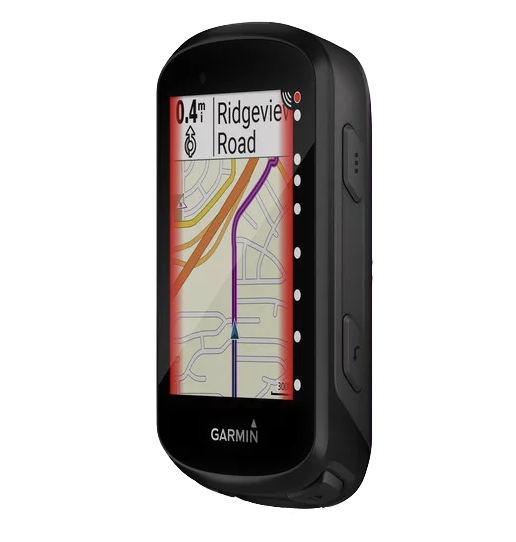 Garmin Edge 530 bike computer, black with map display