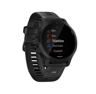 Garmin Forerunner 945 GPS smartwatch, black, certified refurbished