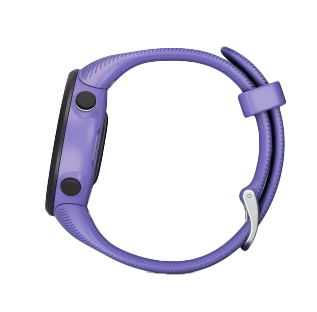 Garmin Forerunner 45S Iris smartwatch with purple silicone band