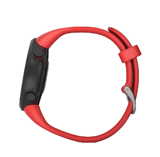 Garmin Forerunner 45 lava red smartwatch with red silicone strap