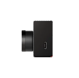 Garmin Dash Cam 56 in black with side-mounted lens.