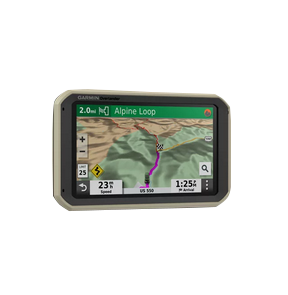 Garmin Overlander Rugged Trail GPS navigation device with map display