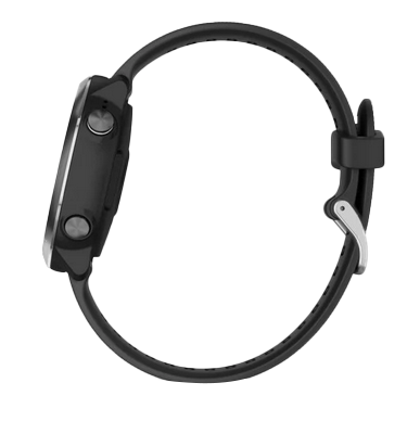 Garmin Forerunner 645 Music smartwatch, black stainless case with black band
