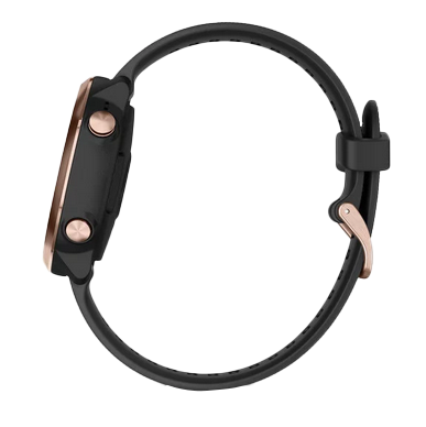 Garmin Forerunner 645 Music smartwatch with rose-gold case and black band