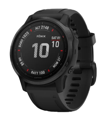 Garmin Fenix 6S Pro smartwatch with black band (010-02159-13)
