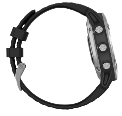 Garmin Fenix 6 Silver with Black Band (010-02158-00) by Garmin