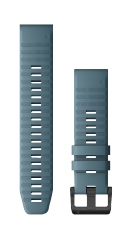 Garmin Quickfit 22 Watch Band Lakeside Blue silicone, two-piece set