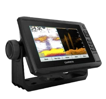 Garmin ECHOMAP 74cv UHD marine chartplotter with U.S. BlueChart g3 and GT24UHD-TM transducer
