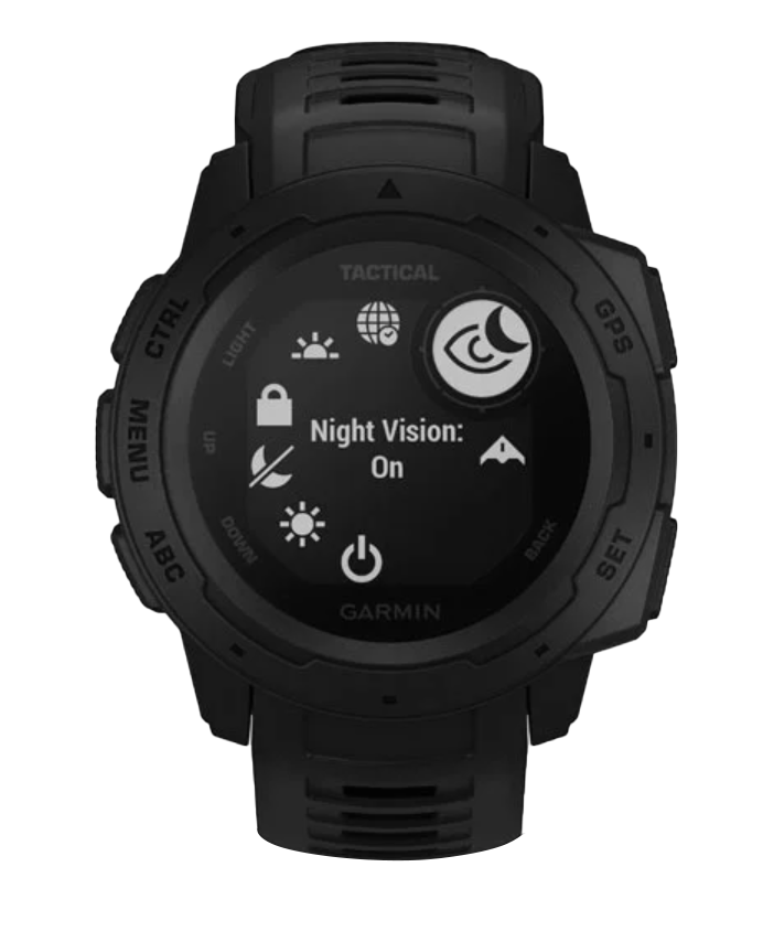 Garmin Instinct Tactical black rugged GPS smartwatch