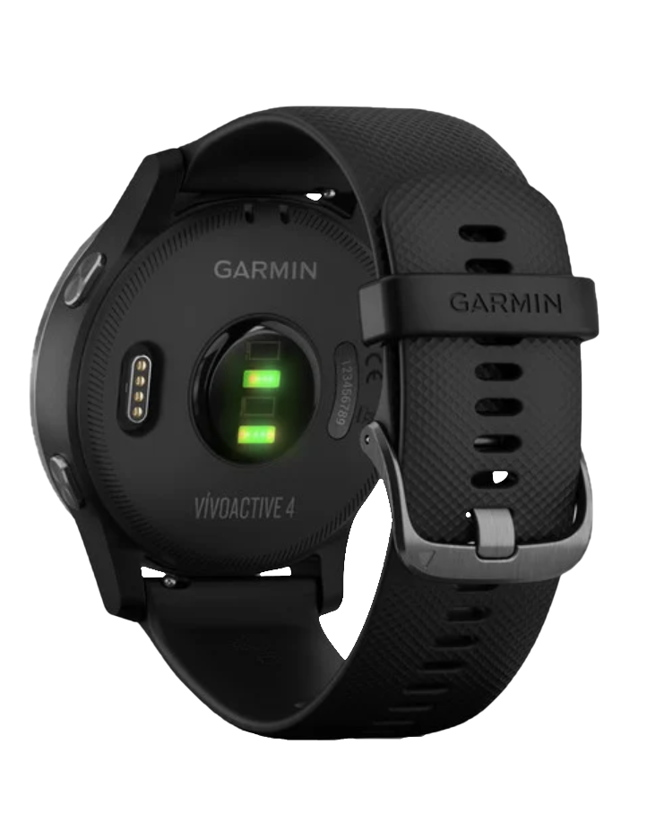 Garmin Vivoactive 4, Slate with Black Band, GPS Smartwatch (Garmin Certified Refurbished) by Garmin