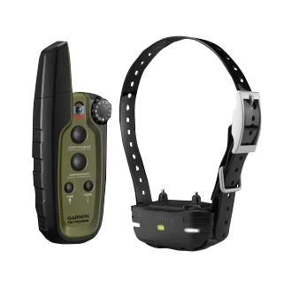 Garmin Sport PRO Bundle: handheld remote and black collar dog training device with tone and vibration, refurbished