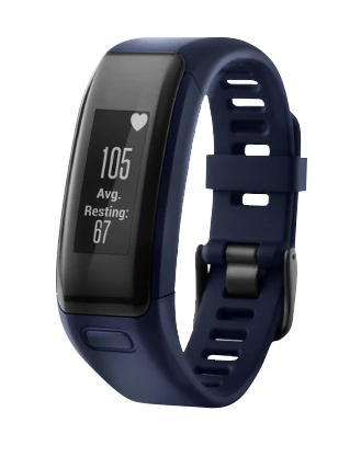 Garmin Vivosmart HR blue S/M band smartwatch with heart-rate display