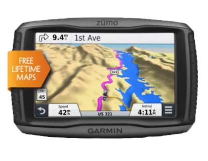 Garmin Zumo 590LM motorcycle GPS, black, certified refurbished