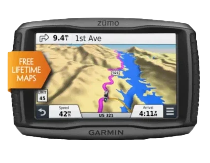Garmin Zumo 590LM motorcycle GPS, black, certified refurbished