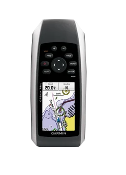 Garmin GPSMAP 78sc marine handheld GPS navigator, certified refurbished, gray/black housing