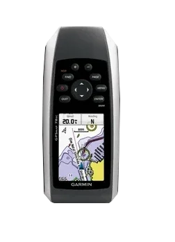 Garmin GPSMAP 78sc marine handheld GPS navigator, certified refurbished, gray/black housing