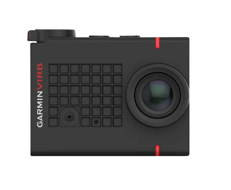 Garmin VIRB Ultra 30 action GPS camera, certified refurbished, black with red accents